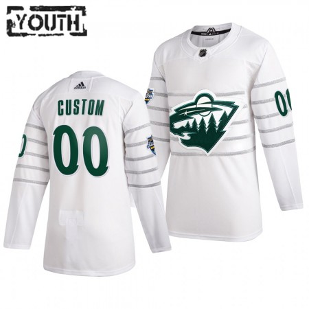 Dresovi Minnesota Wild Custom Bijela Adidas 2020 NHL All-Star Authentic - Dječji